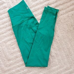 NWOT - Lululemon Women’s Align High Rise 25” - Size 6 Maldives Green